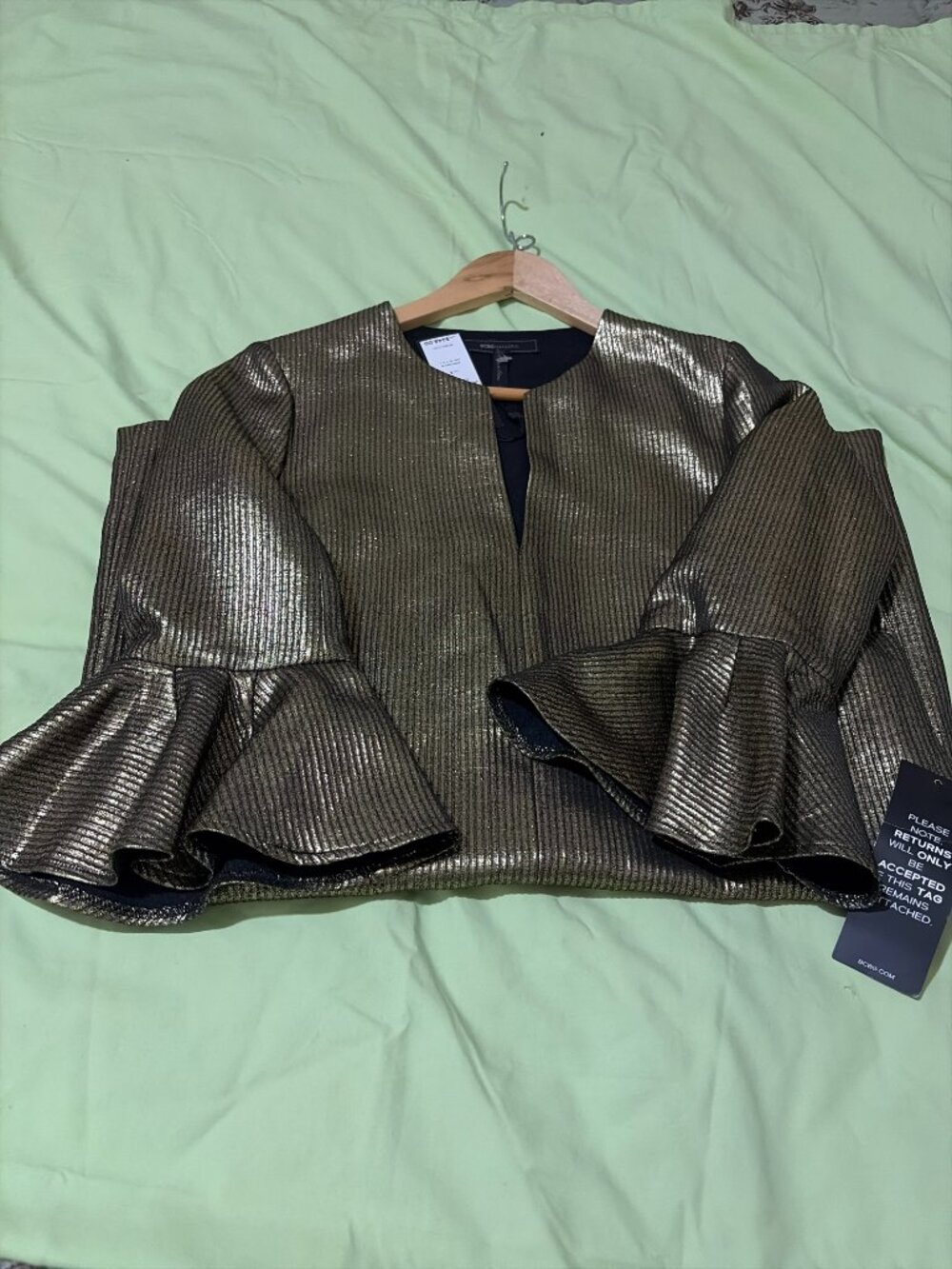 BCBGMAXAZRIA Metallic Dress - Picture 7 of 7